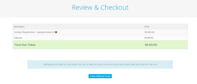Checkout Confirmation