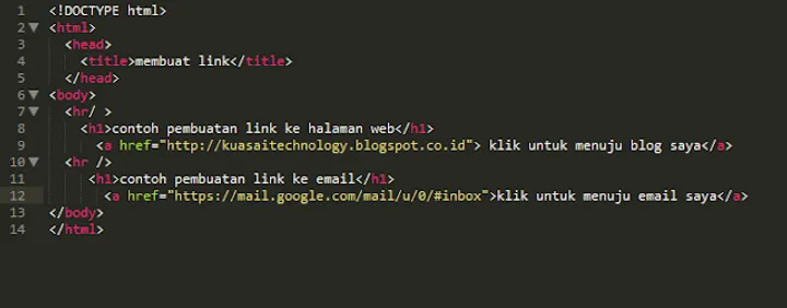 Creating Links Using HTML5