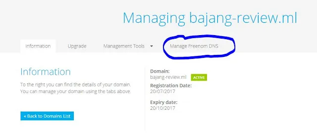 Manage DNS