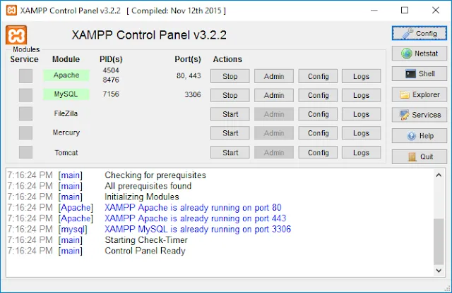 Membuat Database di XAMPP phpmyadmin 1