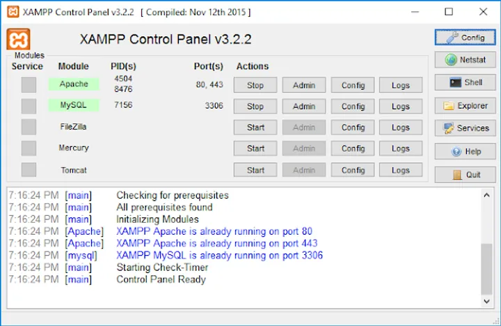 Creating Databases and Tables in XAMPP phpMyAdmin